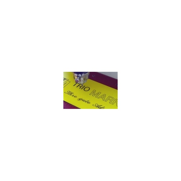 Professional Plastics Yellow/White Gravoply 1 - 29564, 0.062 X 24.000 X 48.000 ( Each) SGRAV.062X24X48YWWH29564 - main